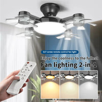 2-in-1 Socket Ceiling Fan Light: Instant Cool, Ultimate Comfort