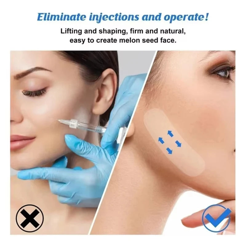 Invisible Face Lifting Tape, 120 Pcs Face Lift Tape, Facelift Tape for Face Invisible with 8 Strings, Facial Lift Stickers and Bands for Sagging Skin, Makeup Face Neck Tape for Eyes and Brows