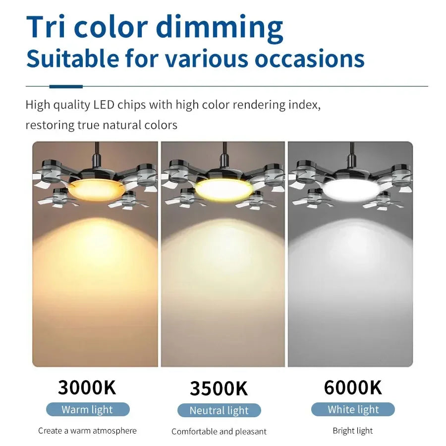 2-in-1 Socket Ceiling Fan Light: Instant Cool, Ultimate Comfort
